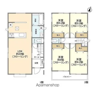 埼玉県さいたま市岩槻区本丸1【一戸建】の間取り