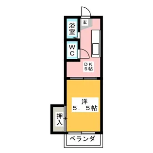 第三晴海ハイツ【1階】の間取り