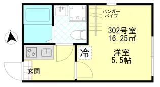 コンフォート東四ツ木【3階】の間取り