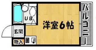 1Rの間取り画像