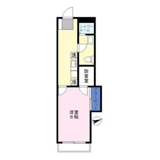 多摩川フラワーマンション【7階】の間取り