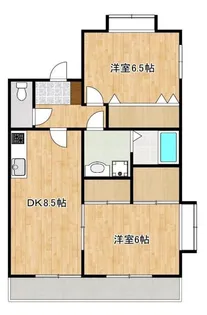 ハウスおがわ【2階】の間取り