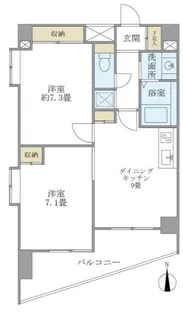 東京都練馬区田柄1【マンション】の間取り