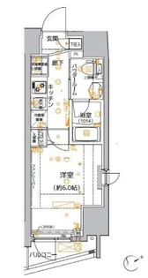 クレイシア品川東大井【11階】の間取り
