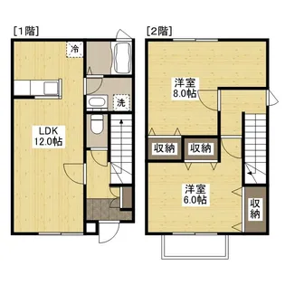 ラフィネ【1階】の間取り