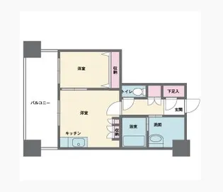 HF西新宿レジデンスWEST【8階】の間取り