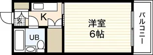 アメニティ長束II【2階】の間取り