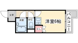 大阪府大阪市淀川区三国本町2【マンション】の間取り