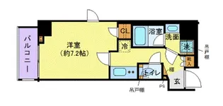 ZOOM西新宿【4階】の間取り