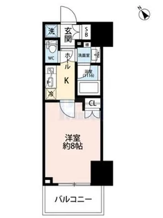 プレール・ドゥーク王子【9階】の間取り