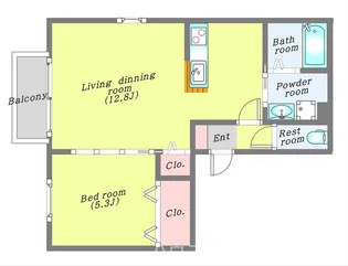 HANARISE【2階】の間取り