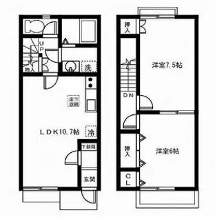愛知県西尾市吉良町吉田八ツ田【一戸建】の間取り