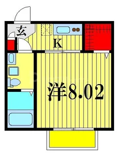 CAREL新鎌ヶ谷【1階】の間取り