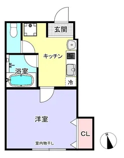 ティサージュ屋形【1階】の間取り