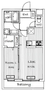 La via belle 成城【2階】の間取り