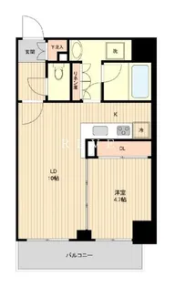 ザ・パーククロス広尾【9階】の間取り