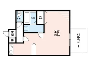 エクセレント上新13【2階】の間取り