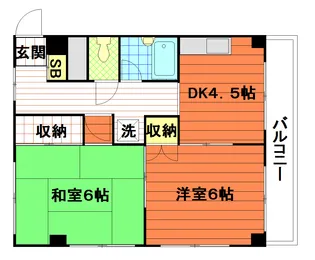東京都墨田区千歳3【マンション】の間取り