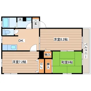 シティハイムレジデンス【1階】の間取り