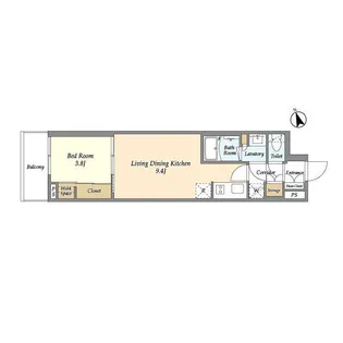エル・セレーノ品川西大井【4階】の間取り