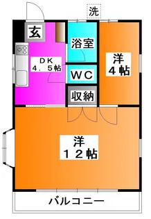 エスポワール【3階】の間取り