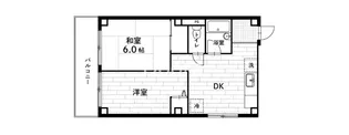 岡山県備前市西片上【マンション】の間取り
