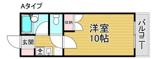 アベニュー西住之江【4階】の間取り