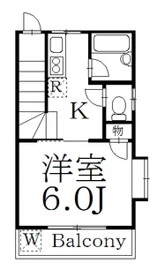 Kハウス【2階】の間取り