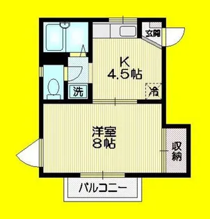 ドエル三鷹【3階】の間取り