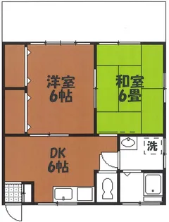 コーポ宮沢【1階】の間取り