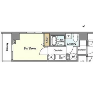東京都渋谷区幡ヶ谷1【マンション】の間取り