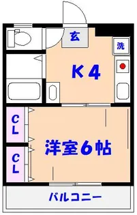 バーデンメモリアル【3階】の間取り