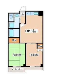 東京都江東区亀戸7【マンション】の間取り