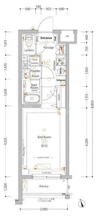 エストゥルース亀戸【3階】の間取り