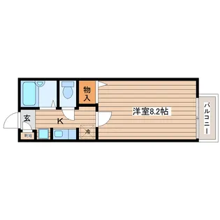 CASA茉莉花I【1階】の間取り