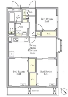 メゾンカルム中落合South【2階】の間取り