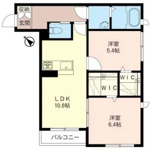 ルガル・ボニート ShaMaison【2階】の間取り