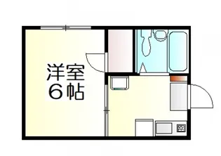 広島県東広島市八本松東6【アパート】の間取り
