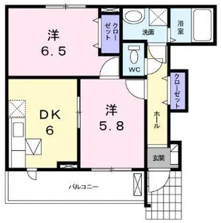 ナチュラルM【1階】の間取り