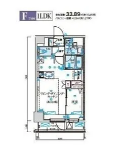 リヴシティ初台【6階】の間取り