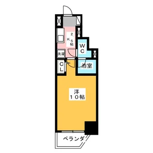 ベレーサ名駅ウエスト【6階】の間取り