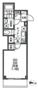 プランドール笹塚【3階】の間取り