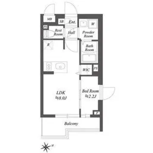 東京都世田谷区玉川台1【マンション】の間取り