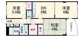 M’s FLAT【3階】の間取り