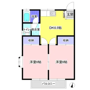 ガーランド花輪【1階】の間取り