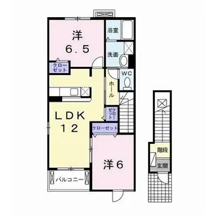 サンリット(市原市)【2階】の間取り