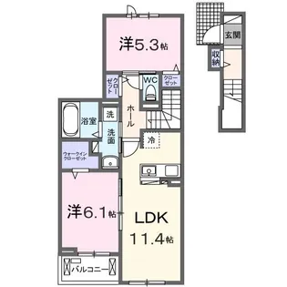 NOVA II【2階】の間取り