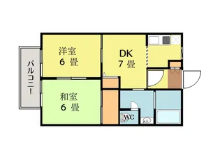 ディアス翔【2階】の間取り