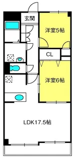 アズ北浦和レジデンス【3階】の間取り
