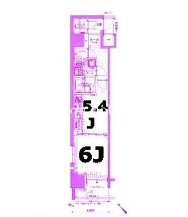 エステムプラザ川崎【2階】の間取り